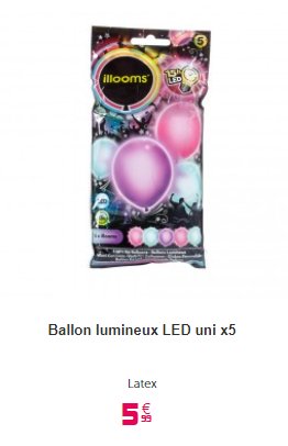 Ballons  LED.