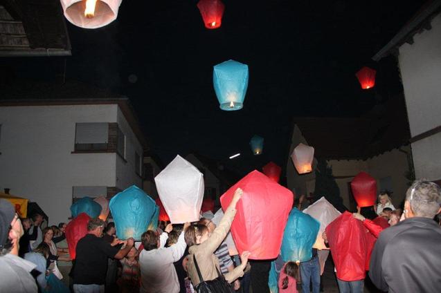 Chinese lanterns.
