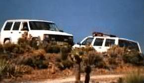 White Jeep Cherokees patrol the border.