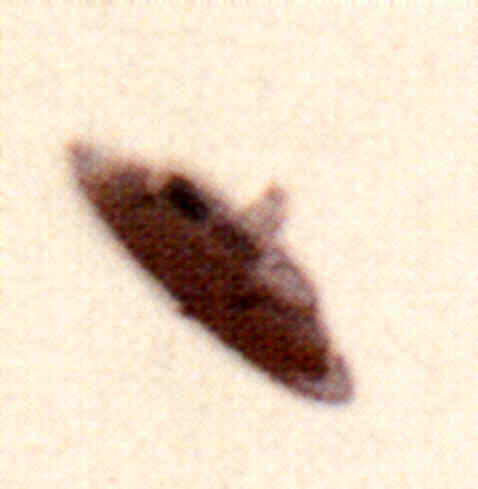 Fake UFO photograph Hamburg 1977